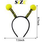 TIHOOD 14PCS Bee Tentacle Headbands – Fun Party Hair Accessories for Women & Girls
