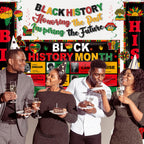 tineit Black History Month Decorations – 24Pcs Banner Set for Classrooms