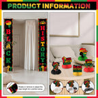 tineit Black History Month Decorations – 24Pcs Banner Set for Classrooms