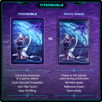 TitanShield Premium Card Sleeves – 150 Pack (66x91mm) Dual-Textured, Archival-Grade for MTG, Pokemon, One Piece, Lorcana