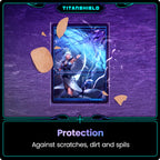 TitanShield Premium Card Sleeves – 150 Pack (66x91mm) Dual-Textured, Archival-Grade for MTG, Pokemon, One Piece, Lorcana