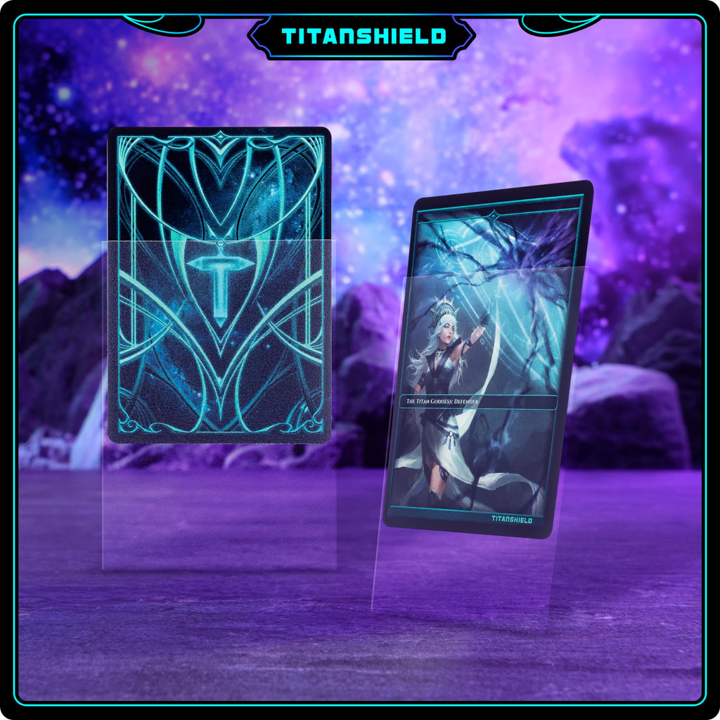 TitanShield Premium Card Sleeves – 150 Pack (66x91mm) Dual-Textured, Archival-Grade for MTG, Pokemon, One Piece, Lorcana
