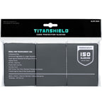 TitanShield Premium Card Sleeves 66x91mm – 150 Pack (Slate Gray) for MTG, Pokemon, One Piece, Lorcana, Flesh & Blood