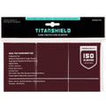 TitanShield Premium Card Sleeves – 150 Standard 66x91mm, Bordeaux Red – Compatible with Pokemon, One Piece, Lorcana, Flesh & Blood, MTG