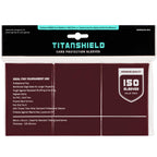 TitanShield Premium Card Sleeves – 150 Standard 66x91mm, Bordeaux Red – Compatible with Pokemon, One Piece, Lorcana, Flesh & Blood, MTG