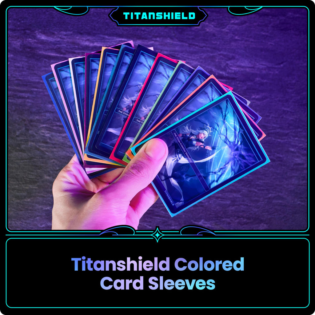 TitanShield Premium Card Sleeves – 150 Standard 66x91mm, Bordeaux Red – Compatible with Pokemon, One Piece, Lorcana, Flesh & Blood, MTG