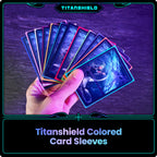 TitanShield Premium Card Sleeves – 150 Standard 66x91mm, Bordeaux Red – Compatible with Pokemon, One Piece, Lorcana, Flesh & Blood, MTG