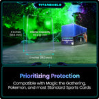 TitanShield 3x4 Inch Seamless Toploaders – 100 ct | Platinum Quality for Pokemon, MTG, Yugioh, and Kpop Photocards