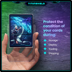 TitanShield 3x4 Inch Seamless Toploaders – 100 ct | Platinum Quality for Pokemon, MTG, Yugioh, and Kpop Photocards