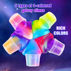 TITRITH 118-Pack Valentine Slime Party Favors Kit – Galaxy Slime Toys for Kids, Soft Putty, Classroom & Gift Bag Prizes