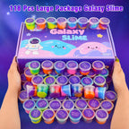TITRITH 118-Pack Valentine Slime Party Favors Kit – Galaxy Slime Toys for Kids, Soft Putty, Classroom & Gift Bag Prizes