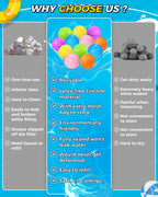 Tlitlimom Reusable Water Balloons – Self-Sealing 18-Pack for Kids 3–12