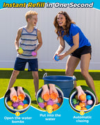 Tlitlimom Reusable Water Balloons – Self-Sealing 18-Pack for Kids 3–12