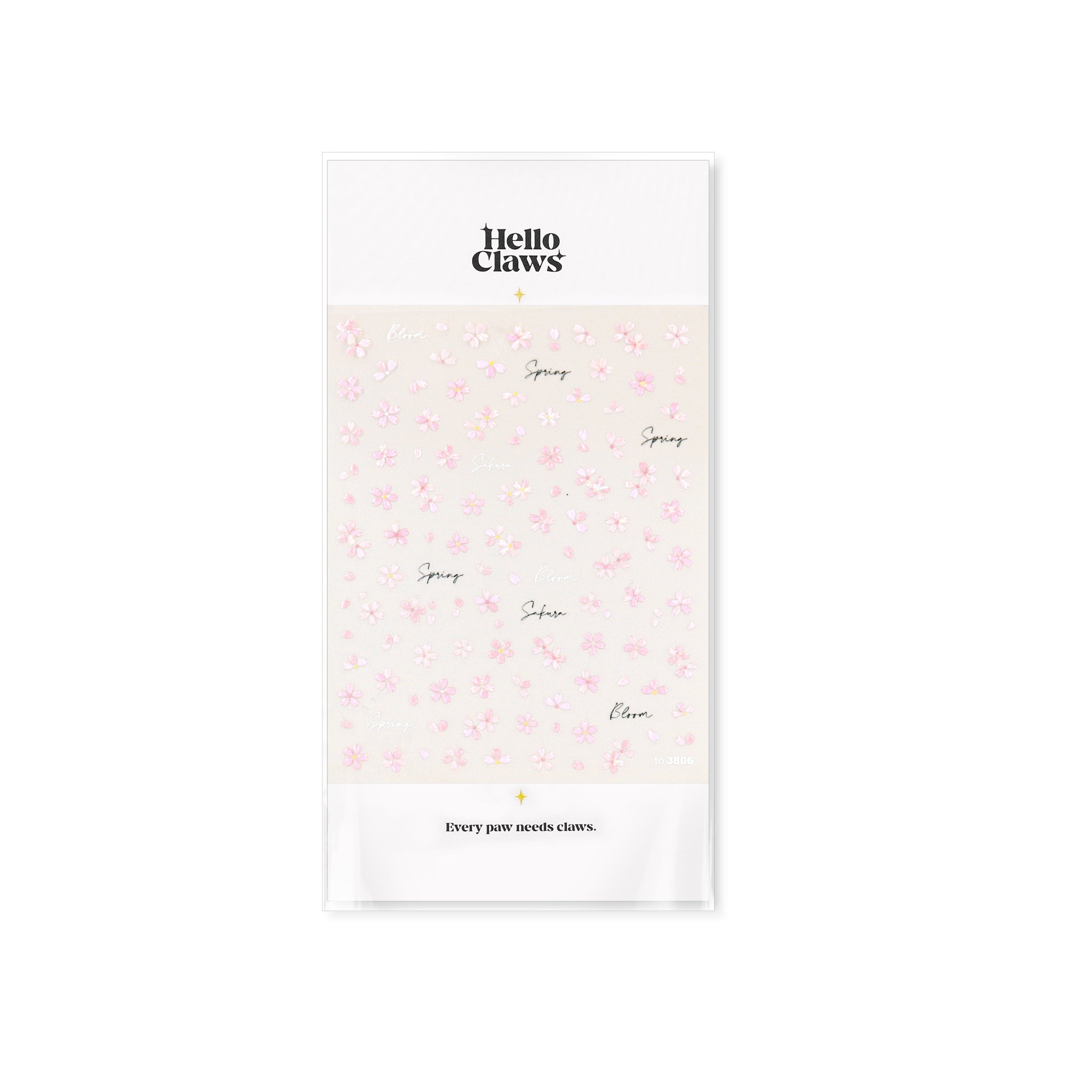 Hello Claws | Pink Cherry Blossom Nail Deco Sticker