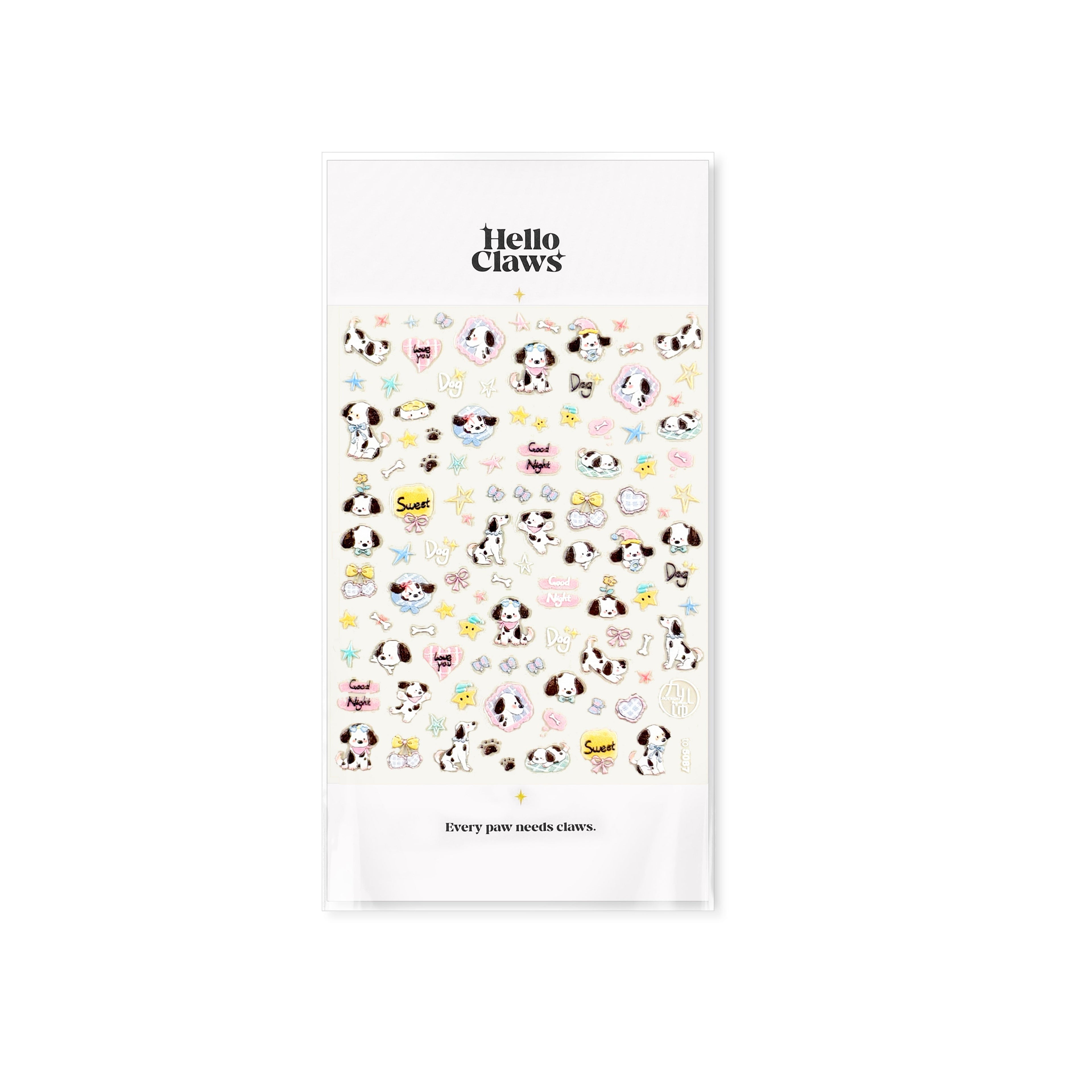 Hello Claws | Apple And Puppy Nail Deco Sticker