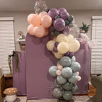 Togvu Dusty Green Purple Pink Balloons - 60 Pack, 12in Confetti Gold for Baby Showers & Weddings
