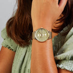 Tommy Hilfiger 1781943 Jenna Women's Gold Mesh Watch