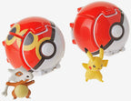 Tomy Pokemon Throw 'N' Pop Duel Pikachu Pokeball & Cubone Repeat Ball Figures