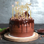 Tondiamo Sweet 16 Birthday Decorations – Rhinestone Cake Topper & 20 Gold & White Candles