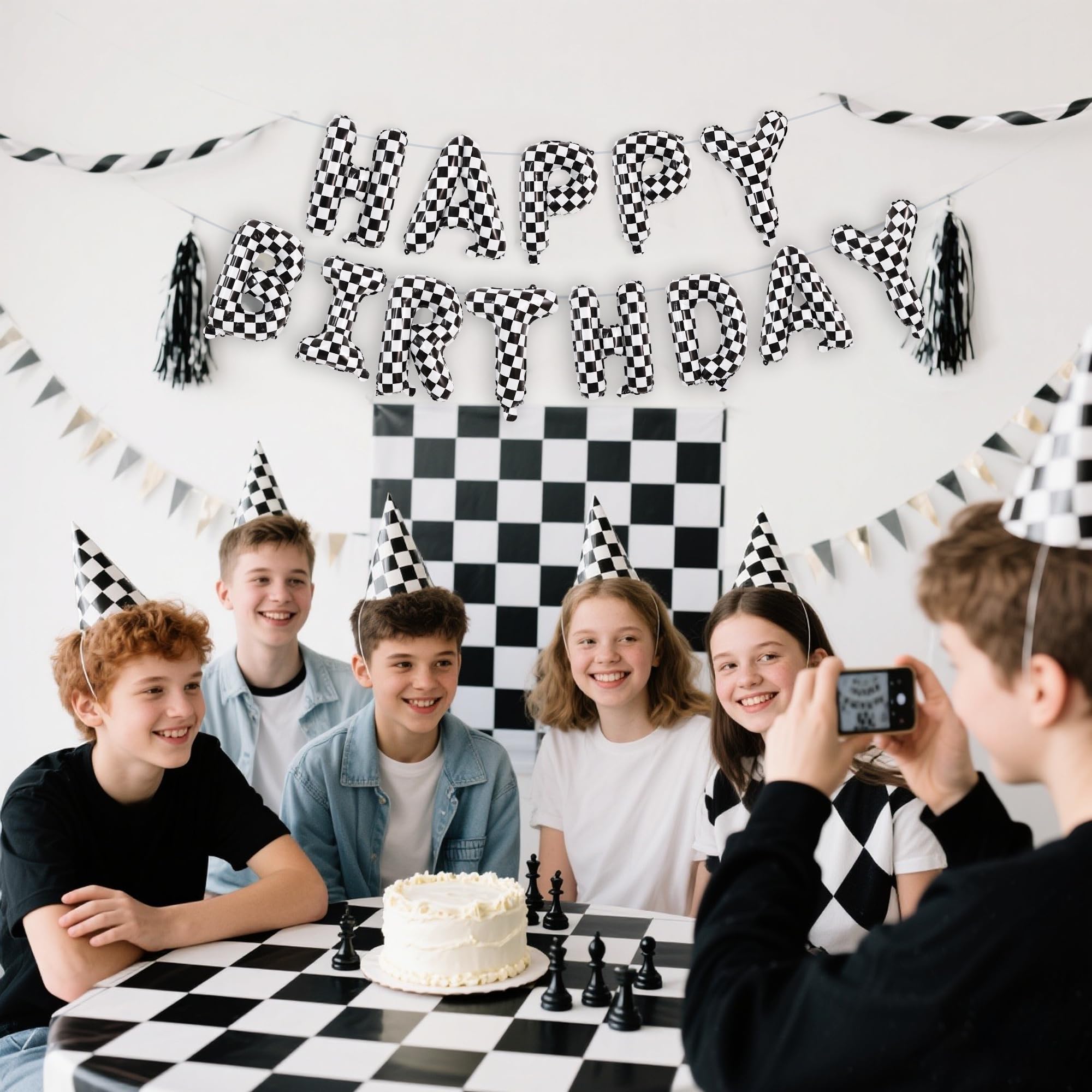 TONIFUL 40-Inch Cream White HOME Letter Balloon + 2x 18-Inch Heart Balloons — Easy Inflate, Reusable Party Decor