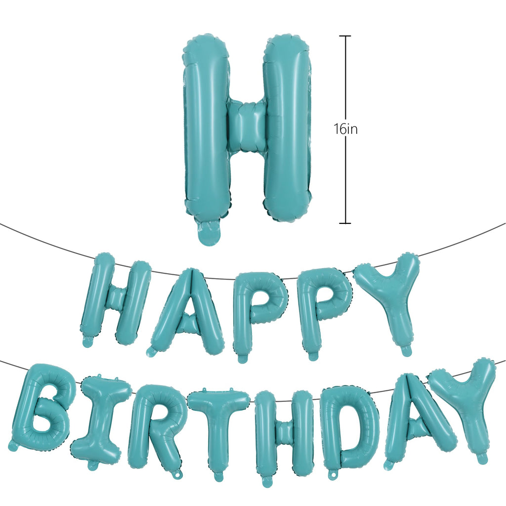 TONIFUL Cream White Happy Birthday Balloons – 40" HOME Letter Balloon + 18" Heart Balloons (2) | Durable Latex, Reusable Party Decor