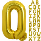 TONIFUL 40 Inch Gold Letter Q Balloon – Large Foil Balloons for Birthday & Party Decor
