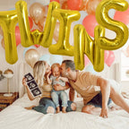 TONIFUL 40 Inch Gold Letter Balloon — Large Foil Letter Balloons for Parties