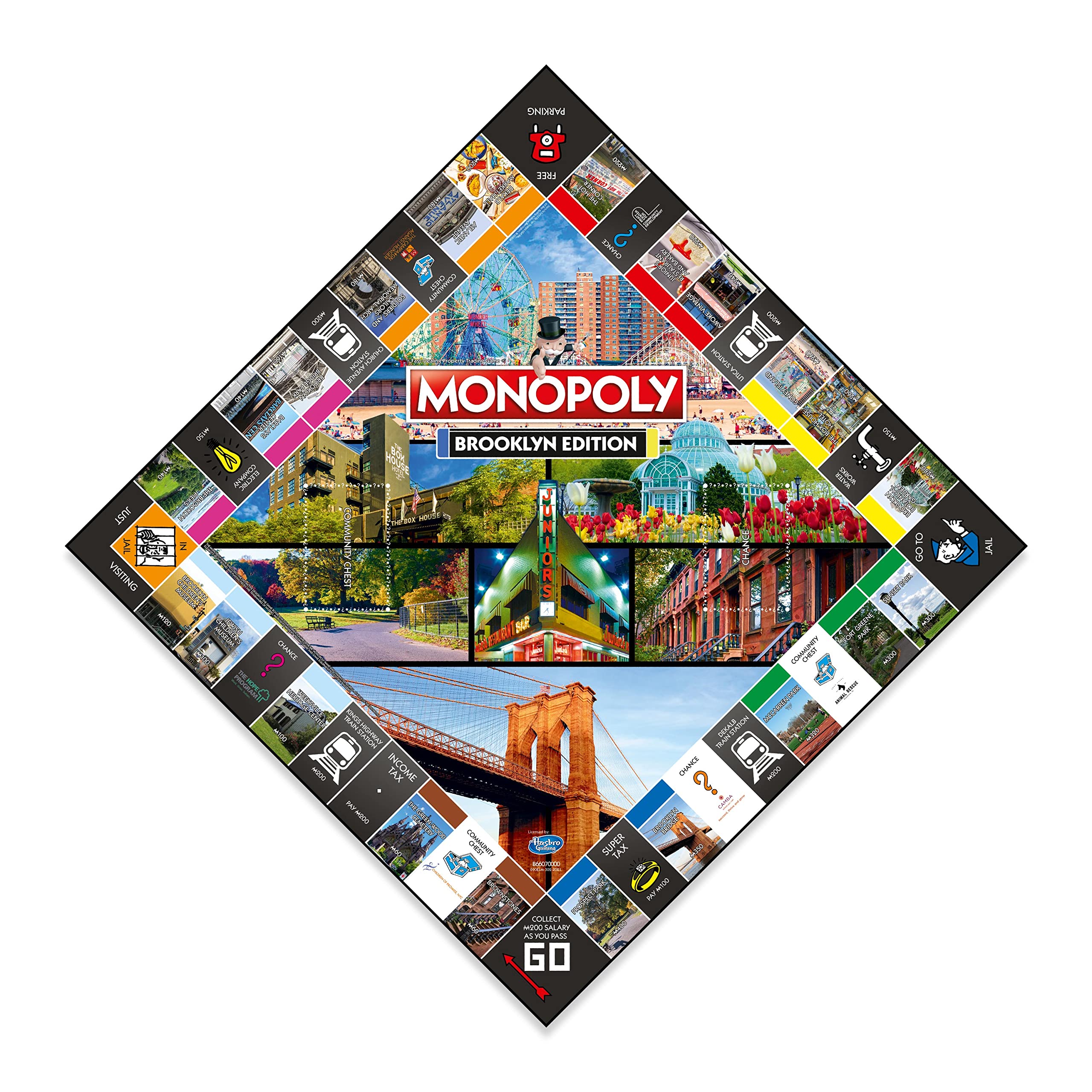 Top Trumps Monopoly Brooklyn Edition – Family Board Game for 2-6 Players (Kids 8+)