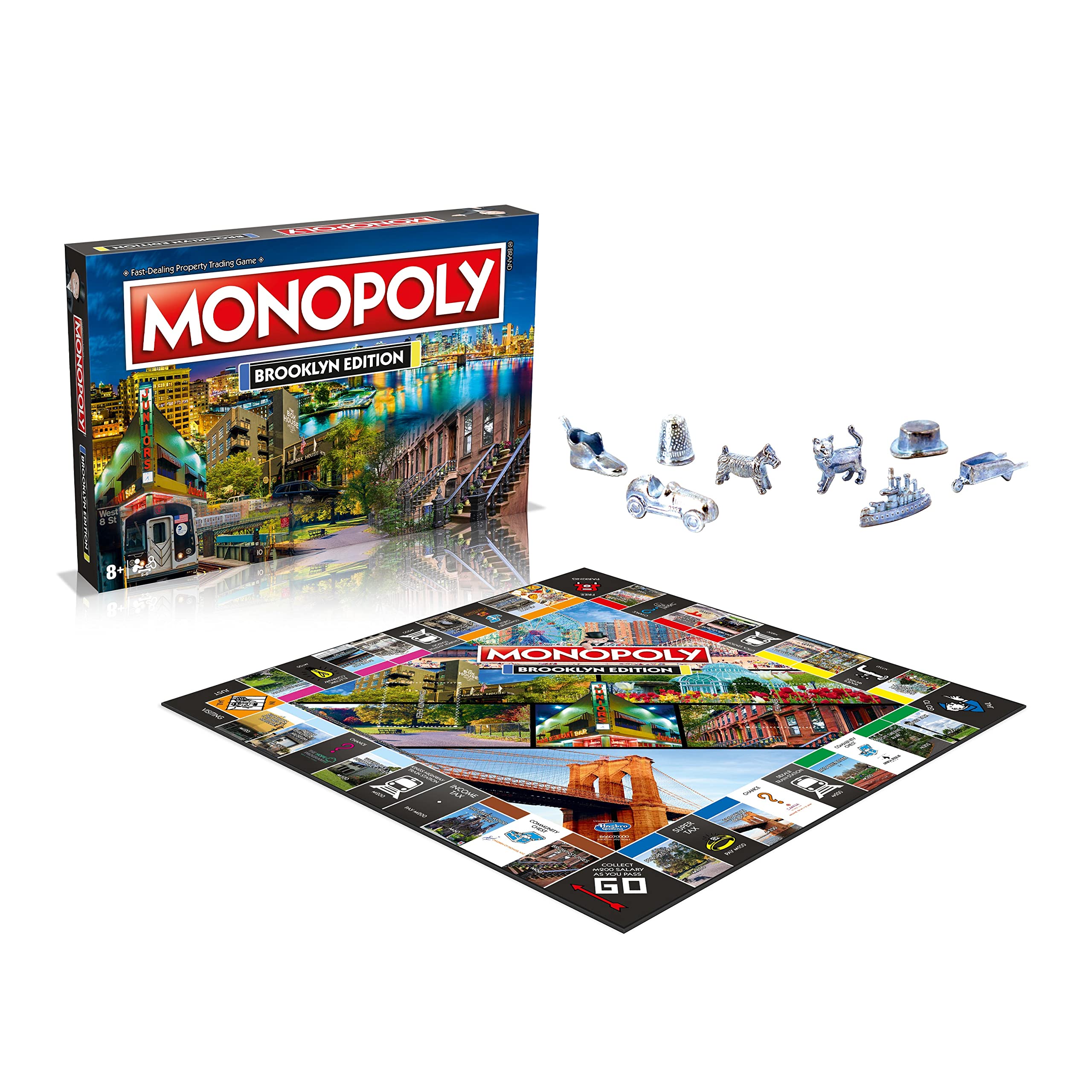 Top Trumps Monopoly Brooklyn Edition – Family Board Game for 2-6 Players (Kids 8+)