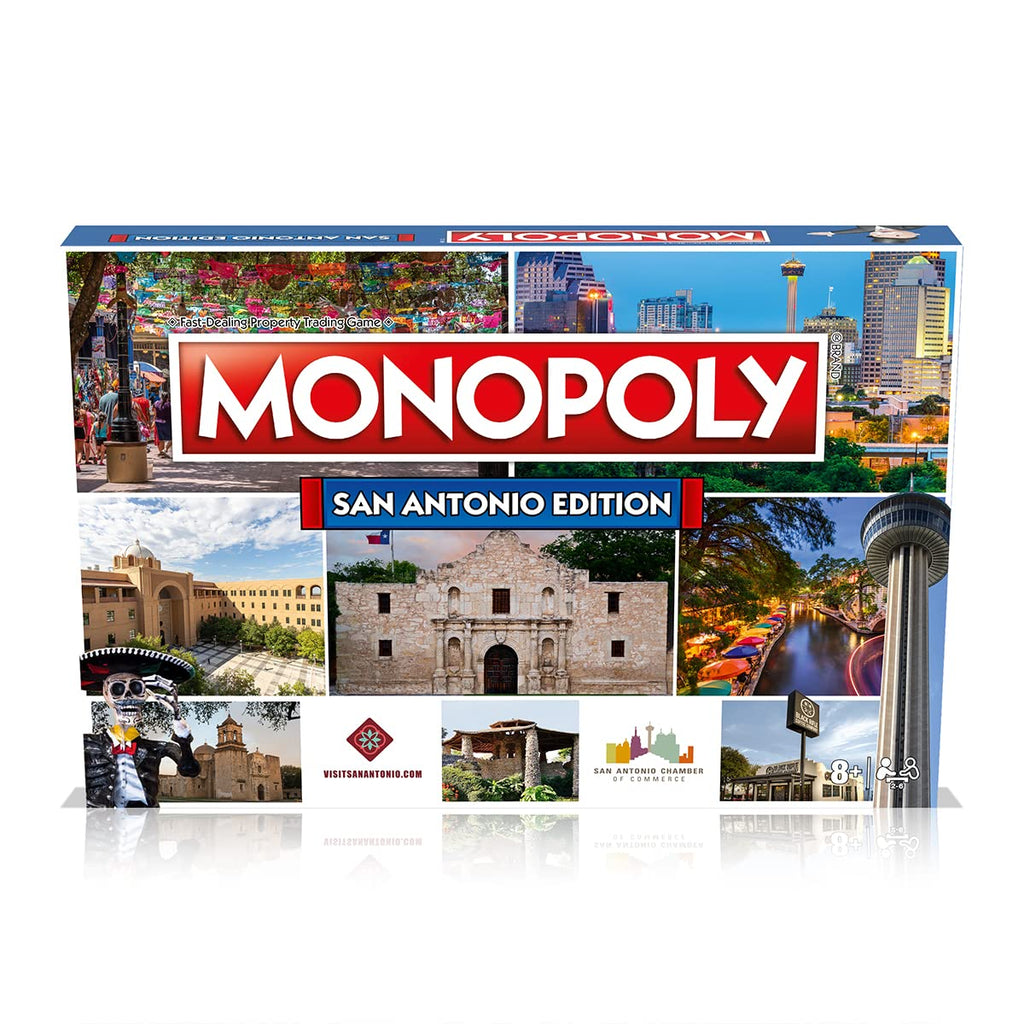 Top Trumps Monopoly San Antonio Edition | Family Board Game for 2-6 Players