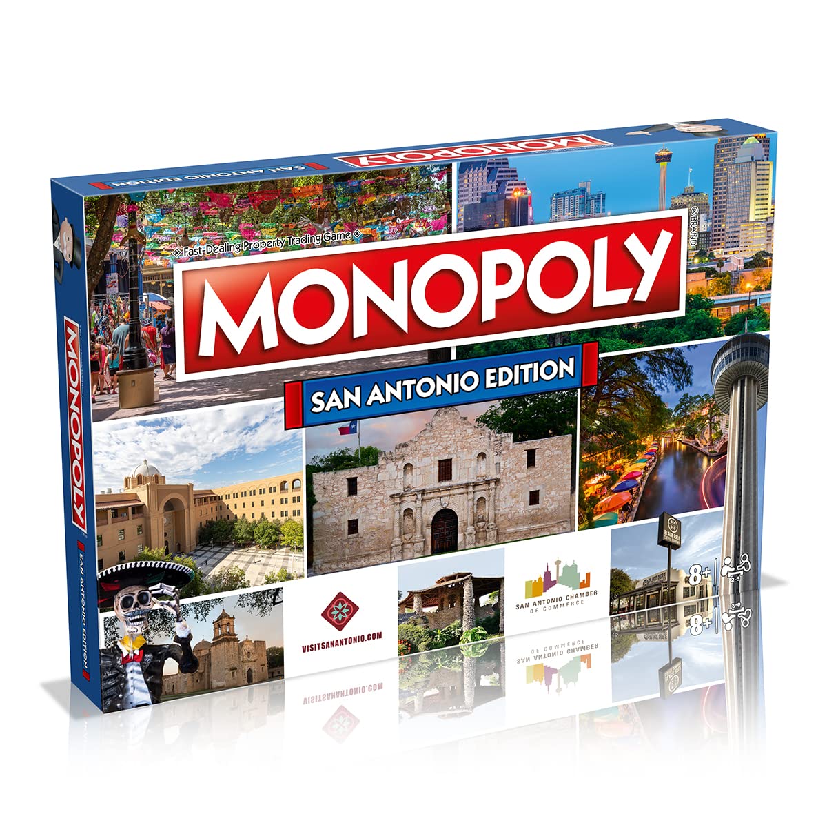 Top Trumps Monopoly San Antonio Edition | Family Board Game for 2-6 Players