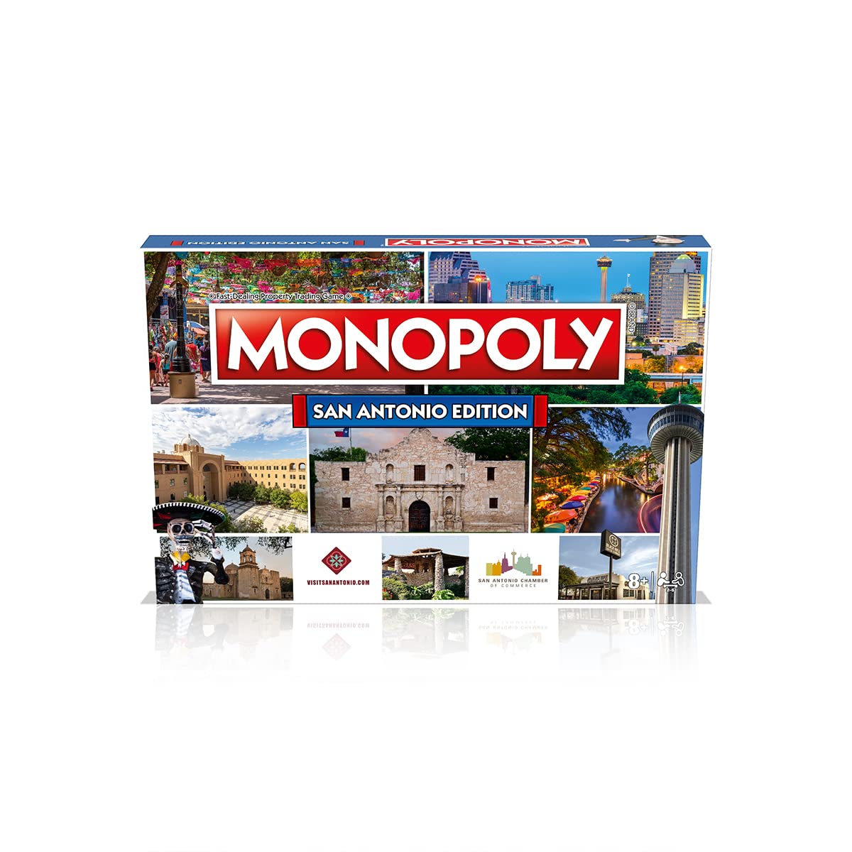 Top Trumps Monopoly San Antonio Edition | Family Board Game for 2-6 Players