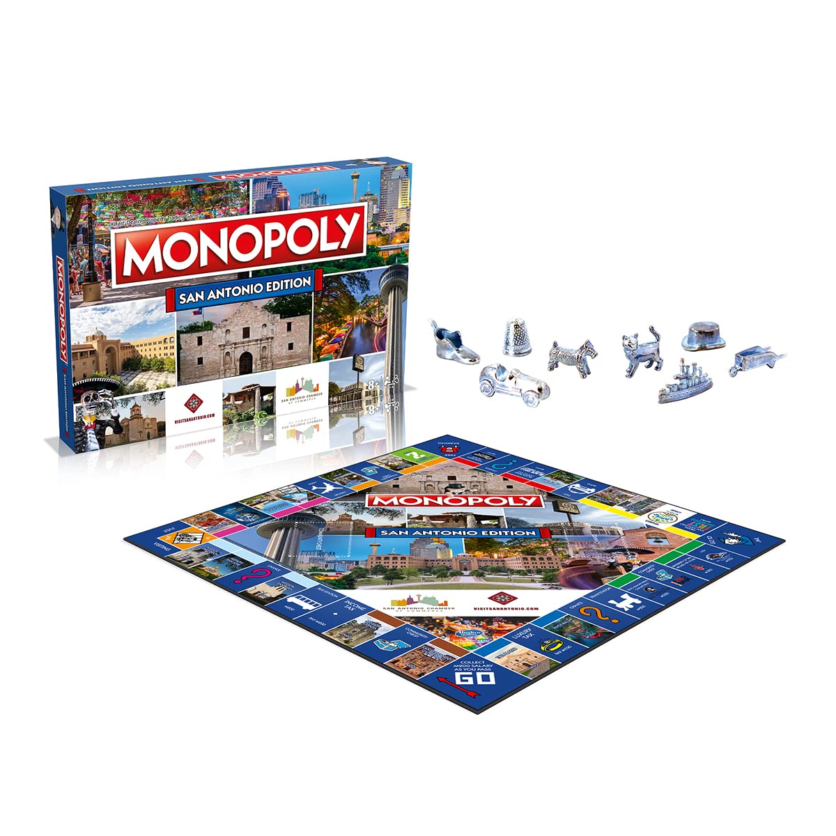 Top Trumps Monopoly San Antonio Edition | Family Board Game for 2-6 Players