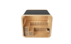 KOVE Cube Sauna 5–6 Person Outdoor Sauna – Premium Spruce Wood, 8kW Harvia Heater, Modern Cube Design