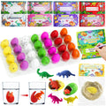TORONTOKYO 28-Pack Hatching Dino Eggs with Valentines Cards for Kids – Classroom Favors & Party Gifts