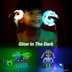 TOSY Magnet Cube 4x4 – 560 Magnets, 70 Blocks, Glow-in-the-Dark STEM Toy & Transformable Fidget Spinner