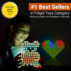 TOSY Magnet Cube 4x4 – 560 Magnets, 70 Blocks, Glow-in-the-Dark STEM Toy & Transformable Fidget Spinner