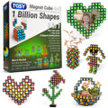 TOSY Magnet Cube 4x4 – 560 Magnets, 70 Blocks, Glow-in-the-Dark STEM Toy & Transformable Fidget Spinner