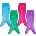 Toulite 4-Piece Mermaid Tail Set for Girls – Colorful Dress-Up Party Tails