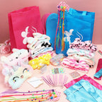 Toulite 10-Set Spa Party Kit — Satin Robes, Slippers, Nail Tools for Sleepovers