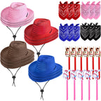 Toulite Western Cowboy Party Set – Hats, Bandanas & Inflatable Horses