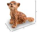 Toymany 7PCS Leopards Figurines – Realistic Jungle Family Playset & Cake Toppers