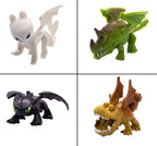 Toysvill Dragon Mini Figures Set – 12 Multicolor Cake Toppers (1.78 in)