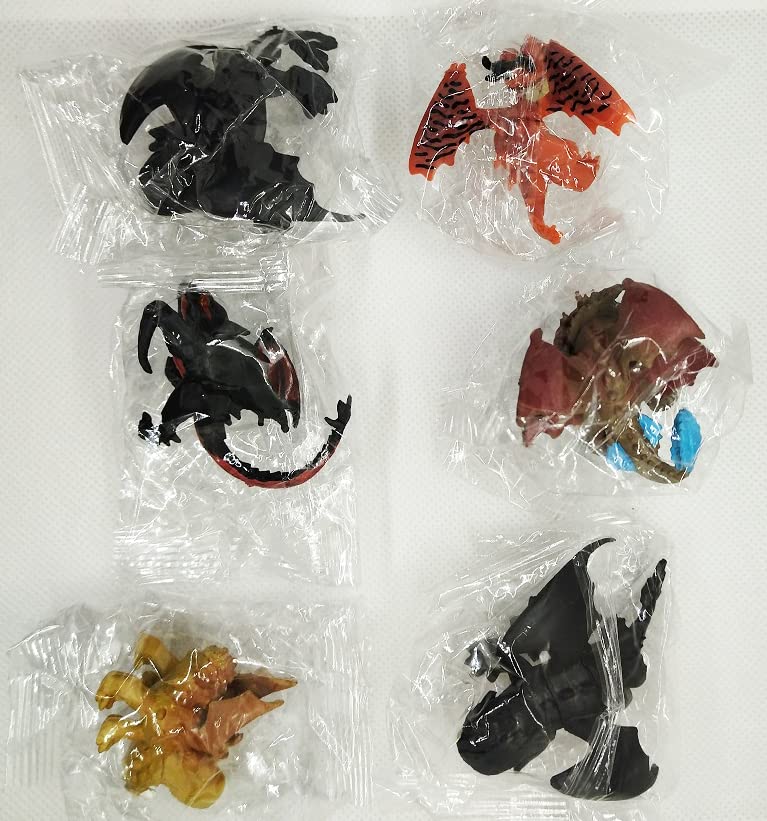 Toysvill Dragon Mini Figures Set – 12 Multicolor Cake Toppers (1.78 in)