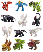 Toysvill Dragon Mini Figures Set – 12 Multicolor Cake Toppers (1.78 in)