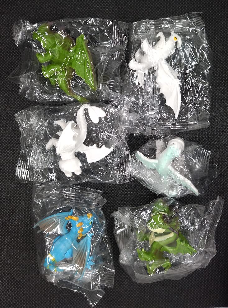 Toysvill Dragon Mini Figures Set – 12 Multicolor Cake Toppers (1.78 in)