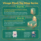 TOYZERO+ Lulu The Piggy Blind Box – 6-Pack Vintage Teddy Plush Keychain Set
