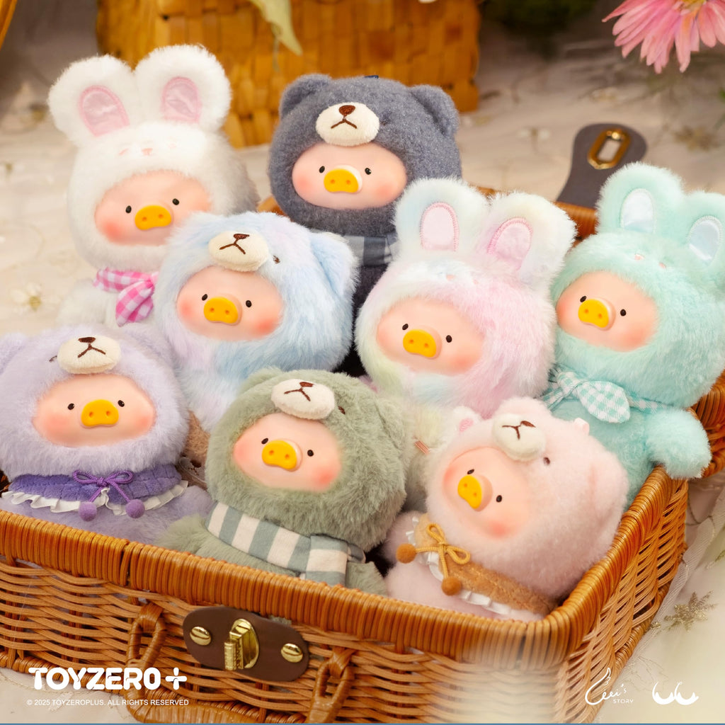 TOYZERO + Lulu The Piggy Blind Box - 6PCS Joyful Time Series Plush Keychains