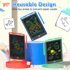 TQU Party Favor 12 Pack LCD Writing Tablet – 8.5-Inch Colorful Doodle Boards