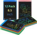 TQU Party Favor 12 Pack LCD Writing Tablet – 8.5-Inch Colorful Doodle Boards